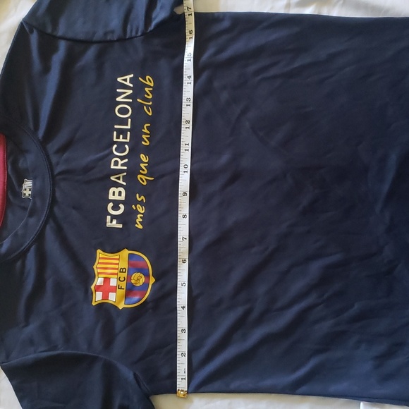 FC Barcelona blue sport shirt size M - Picture 10 of 11